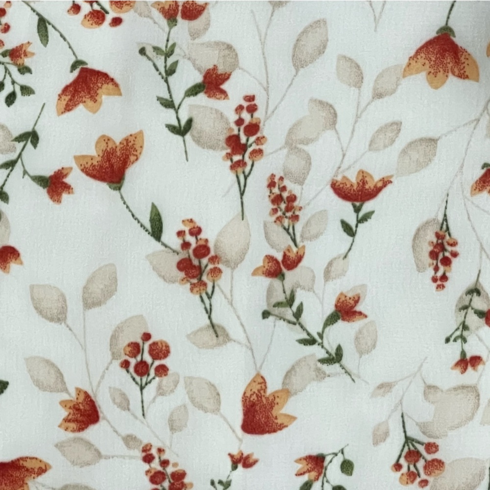 Cream Floral Tiered Maxi Dress Size Large - Picture 2 of 11